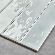 Corfu Gloss White Subway Ceramic Tile